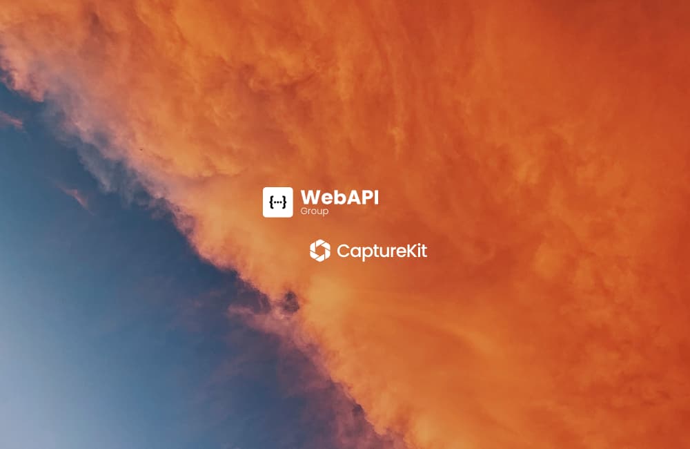 CaptureKit is becoming part of WebAPI Group